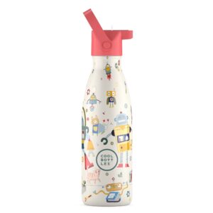 Ανοξείδωτο μπουκάλι Άτακτα ρομπότ 350ml COOL BOTTLES