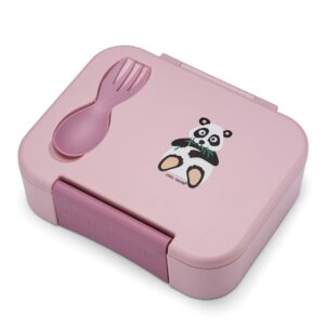 Φαγητοδοχείο με χωρίσματα BentoBOX Πάντα - Ροζ